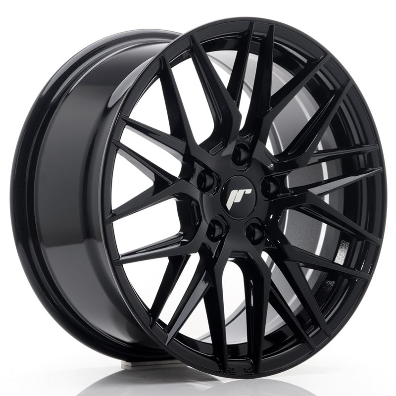 Japan Racing JR-28 17x8" 5x112 ET40, Noir Brillant