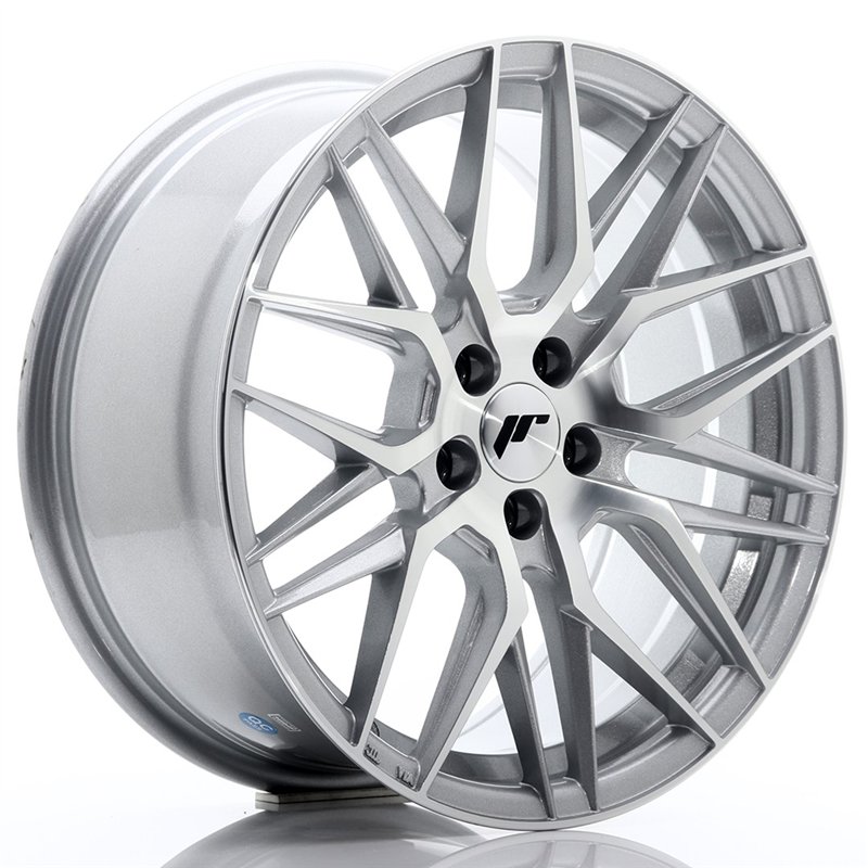 Japan Racing JR28 17x8 ET40 5x112 Gris Argenté / Poli