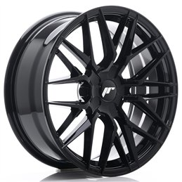 Japan Racing JR-28 18x7.5" (4 & 5 trous - sur mesure) ET20-40, Noir Brillant