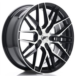 Japan Racing JR-28 18x7.5" (4 & 5 trous - sur mesure) ET20-40, Noir Brillant