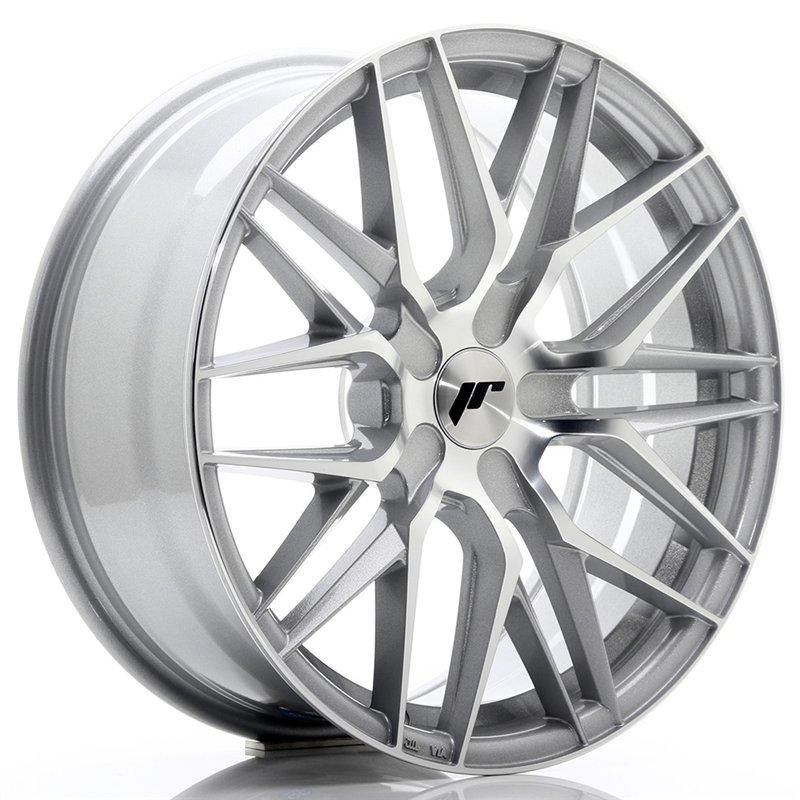 Japan Racing JR28 18x7,5 ET20-40 BLANK Gris Argenté / Poli