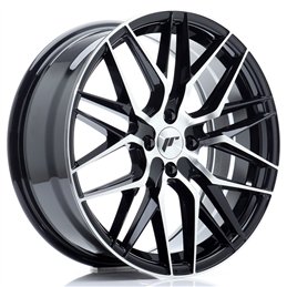 Japan Racing JR-28 18x7.5" 4x100 ET40, Noir Brillant / Poli