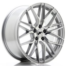 JR Wheels JR28 18x8.5 ET35 5x120 Argent Face Polie