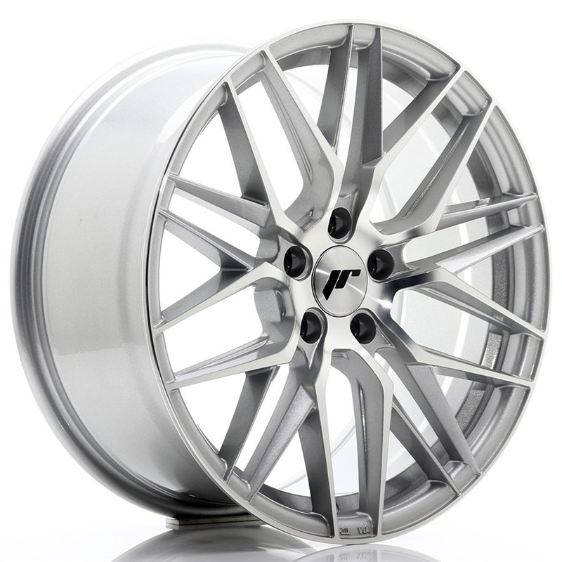 JR Wheels JR28 18x8.5 ET40 5x120 Argent Face Polie