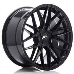 Japan Racing JR-28 Extreme Concave 18x9.5" (5 trous - sur mesure) ET20-40, Noir / Brillant
