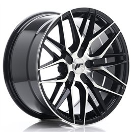 Japan Racing JR-28 Extreme Concave 18x9.5" (5 trous - sur mesure) ET20-40, Noir / Brillant
