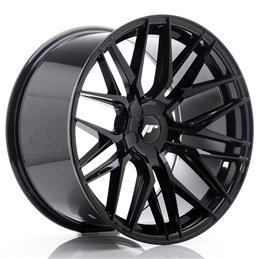 Japan Racing JR-28 Extreme Concave 19x10.5" (5 trous - sur mesure) ET20-40, Noir / Brillant
