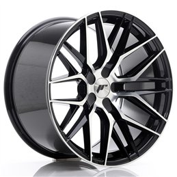 Japan Racing JR-28 Extreme Concave 19x10.5" (5 trous - sur mesure) ET20-40, Noir / Brillant