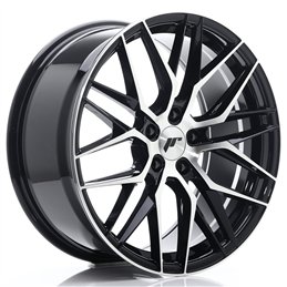 Japan Racing JR-28 19x8.5" 5x120 ET35, Noir Brillant / Poli