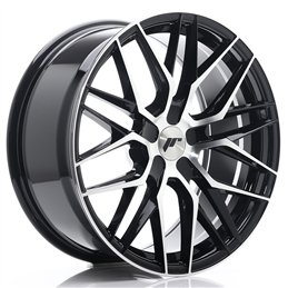 Japan Racing JR28 19x8,5 ET40 5x114,3 Noir Brillant et Branches Polies