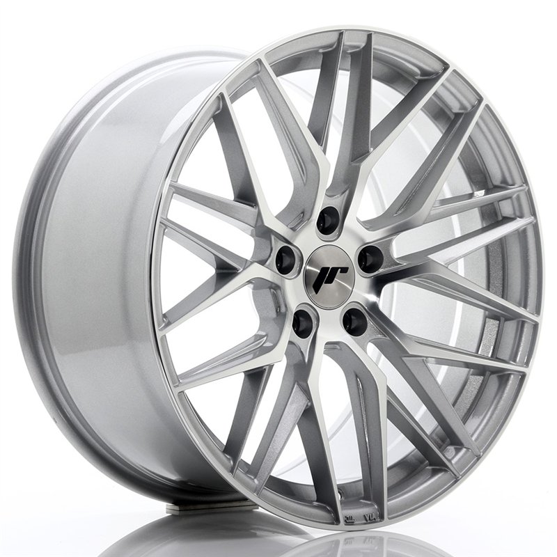 JR Wheels JR28 19x9.5 ET35 5x120 Argent Face Polie