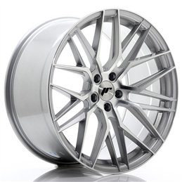 JR Wheels JR28 20x10 ET40 5x112 Argent Face Polie