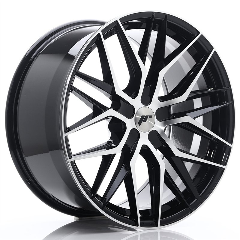 Japan Racing JR-28 Extreme Concave 21x10.5" (5 trous - sur mesure) ET15-55, Noir / Poli