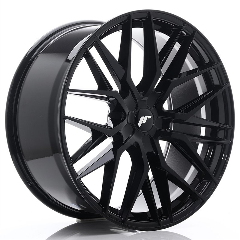Japan Racing JR-28 Extreme Concave 22x10.5" (5 trous - sur mesure) ET15-50, Noir / Brillant