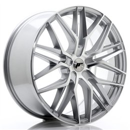 Japan Racing JR28 22x9 ET30-45 5H BLANK Gris Argenté / Poli