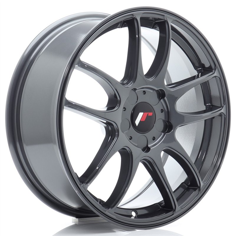 Japan Racing JR-29 17x7" (5 trous - sur mesure) ET20-48, Hyper Gray