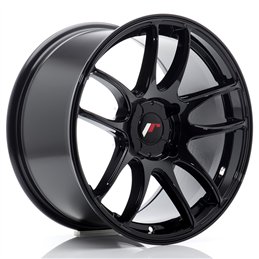Japan Racing JR-29 Extreme Concave 17x9" (4 trous - sur mesure) ET20-38, Noir Brillant