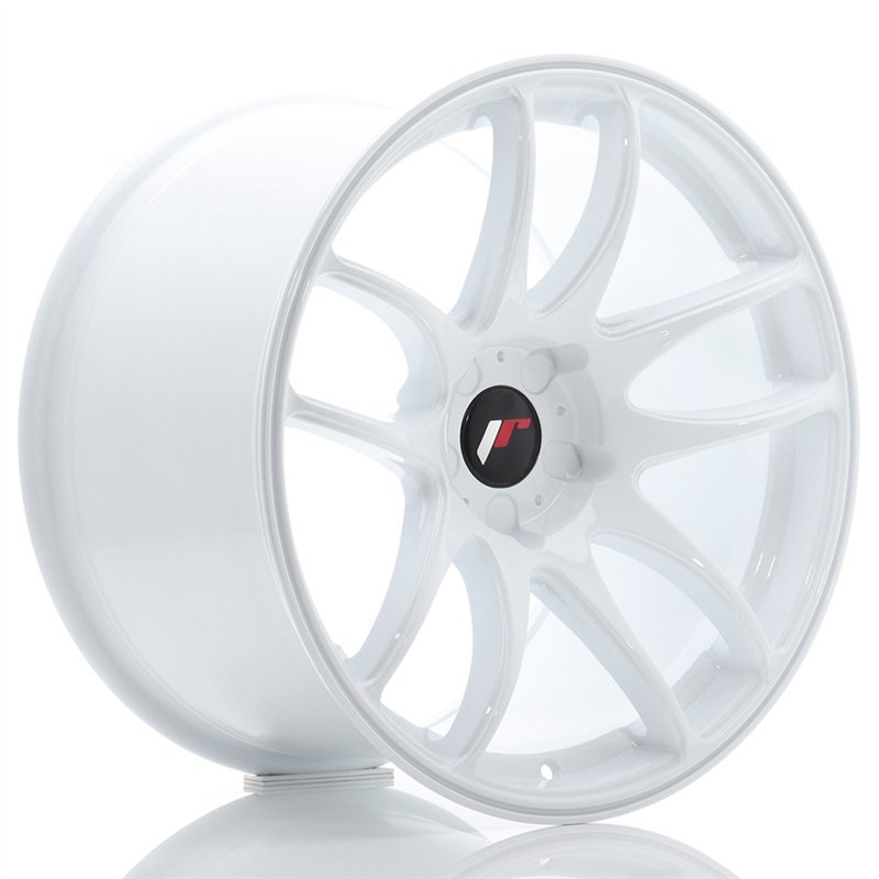Japan Racing JR-29 Extreme Concave 18x10.5" (5 trous - sur mesure) ET15-28, Blanc