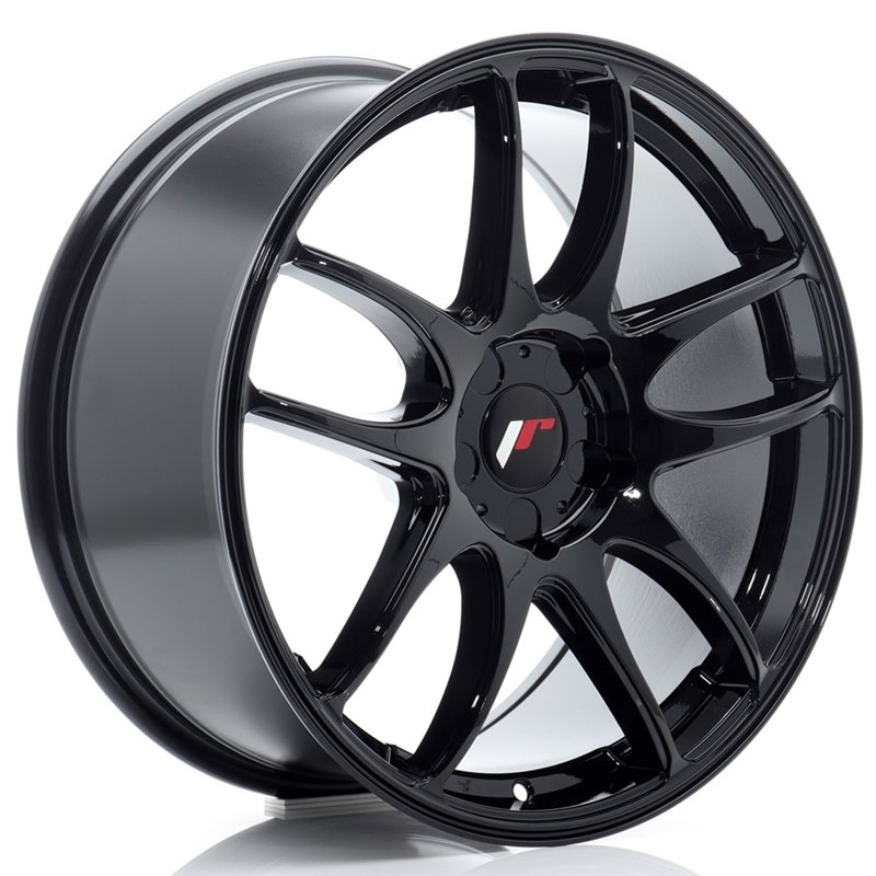 Japan Racing JR-29 18x8.5" (5 trous - sur mesure) ET20-48, Noir Brillant