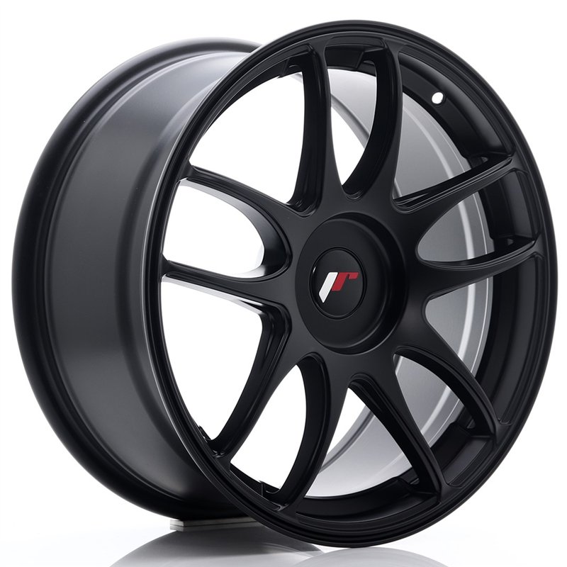Japan Racing JR-29 18x8.5" (4 & 5 trous - sur mesure) ET20-40, Noir Mat / Satiné