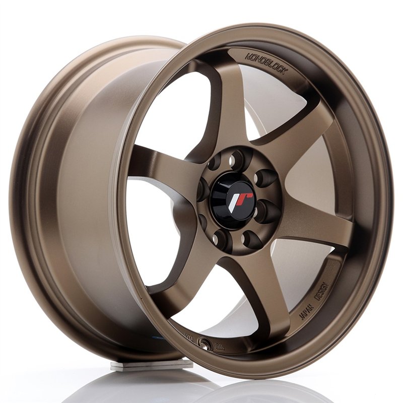 JR Wheels JR3 15x8 ET25 4x100/114.3 Anodized Bronze