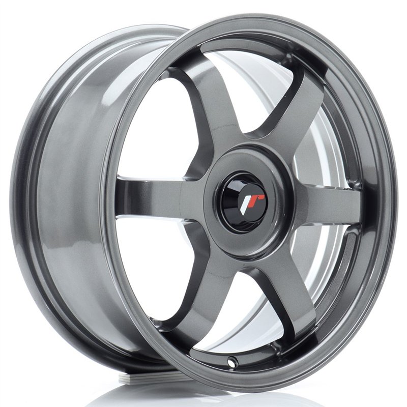 Japan Racing JR-3 16x7" (4 & 5 trous - sur mesure) ET25-40, Gunmetal