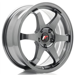 JR Wheels JR3 17x7 ET40 4x100 Gun Metal