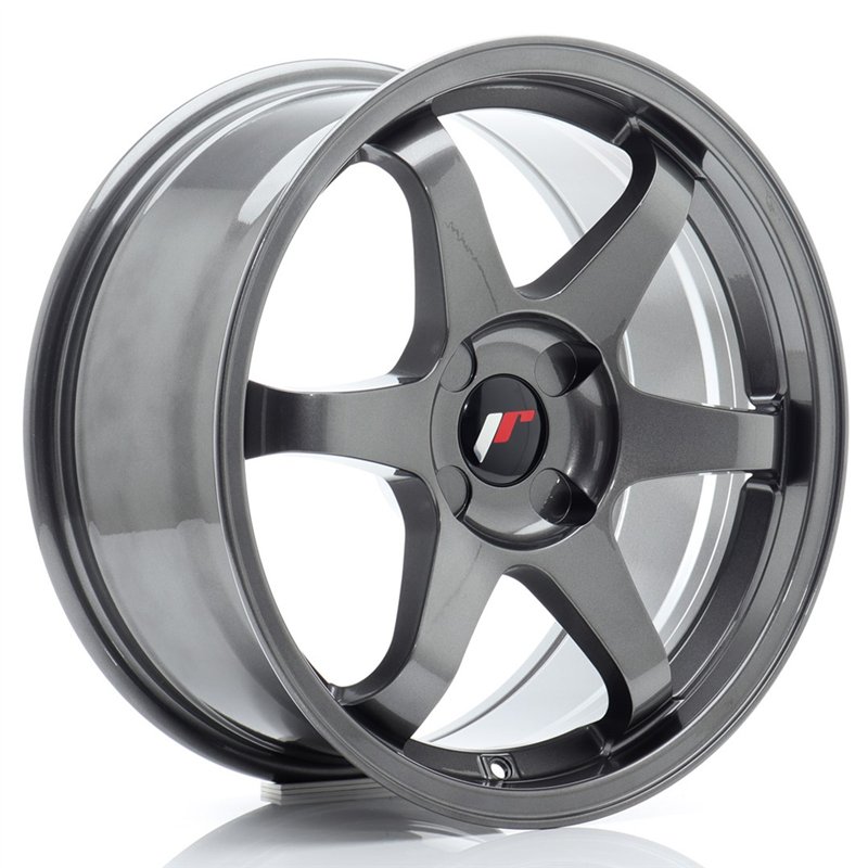 Japan Racing JR-3 17x8" (4 trous - sur mesure) ET20-35, Gunmetal