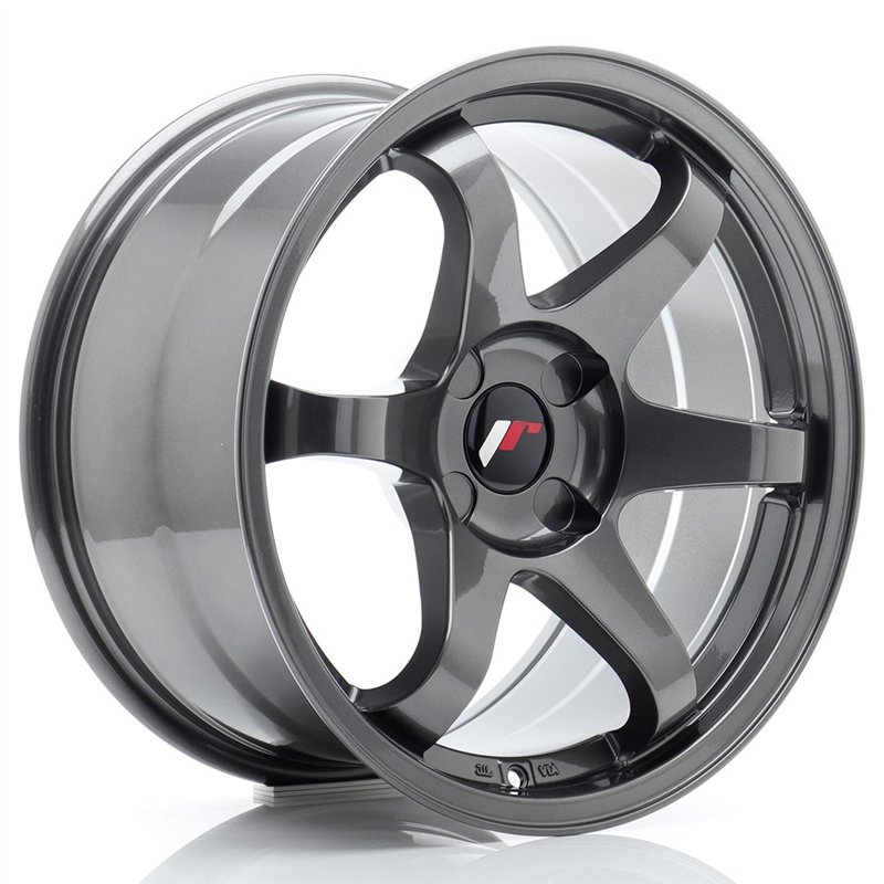 Japan Racing JR-3 Extreme Concave 17x9" (4 trous - sur mesure) ET20-35, Gunmetal
