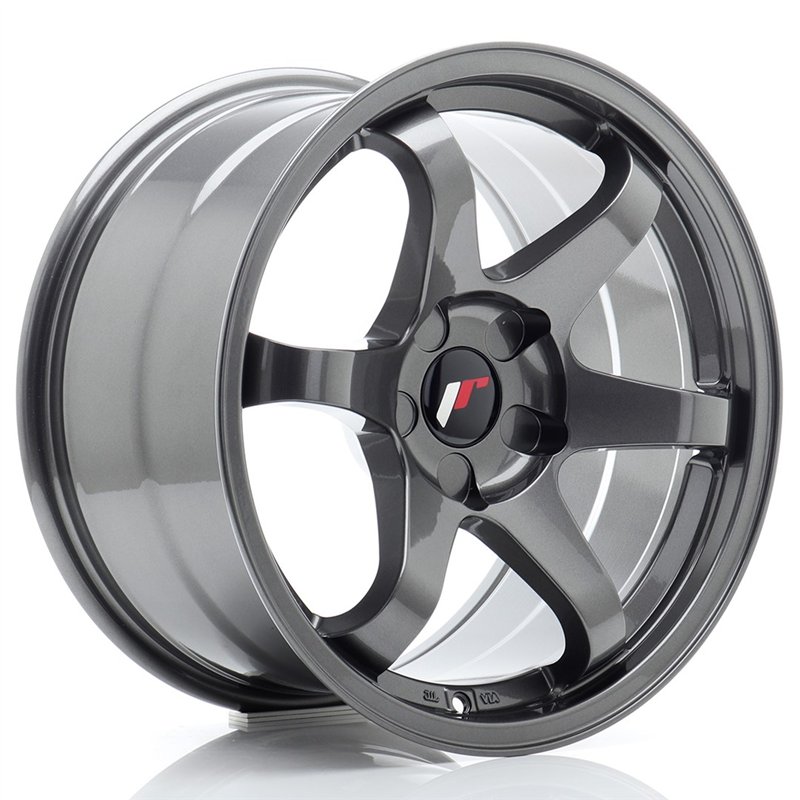 Japan Racing JR-3 Extreme Concave 17x9" (5 trous - sur mesure) ET20-35, Gunmetal