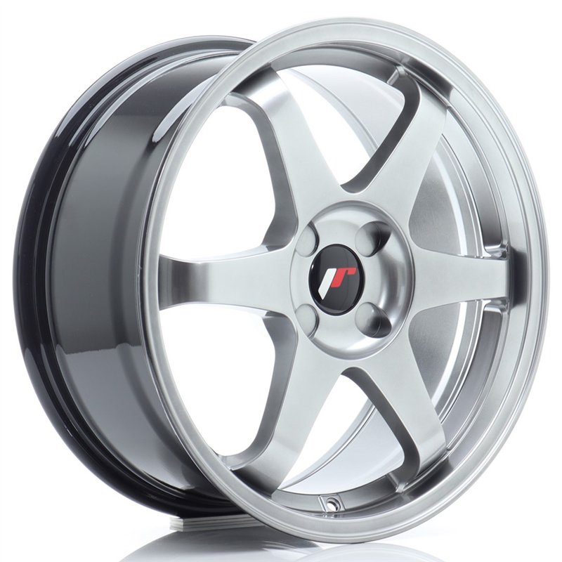 Japan Racing JR3 18x8 ET20-45 4H BLANK Hyper Black