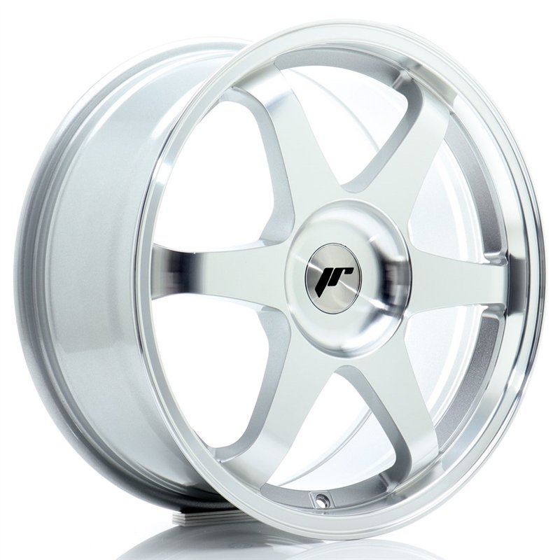 Japan Racing JR-3 18x8" (4 & 5 trous - sur mesure) ET20-45, Gris Argenté