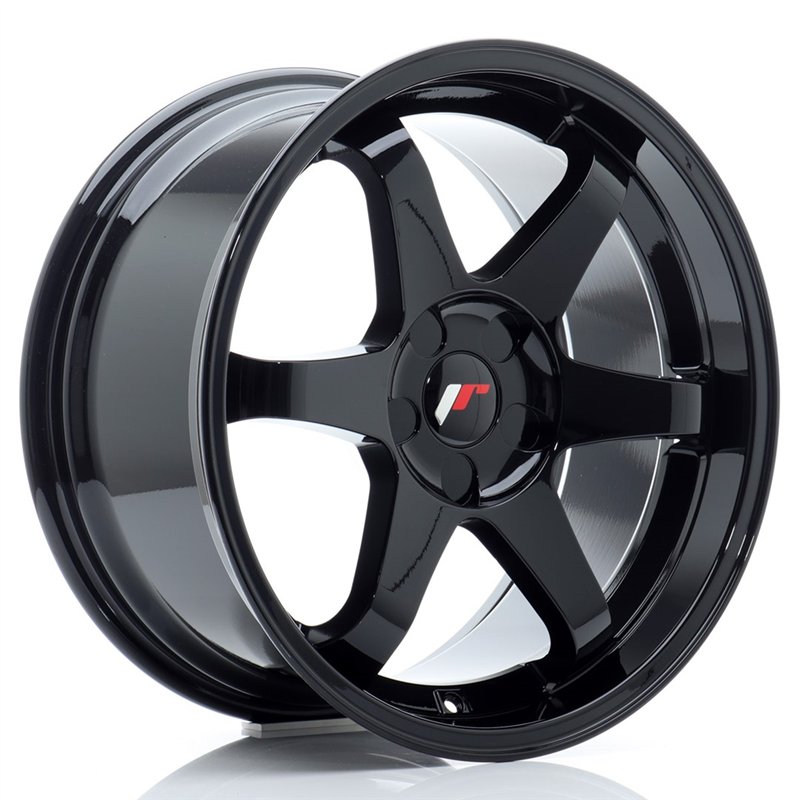 Japan Racing JR-3 Extreme Concave 18x9" (5 trous - sur mesure) ET15-40, Noir Brillant