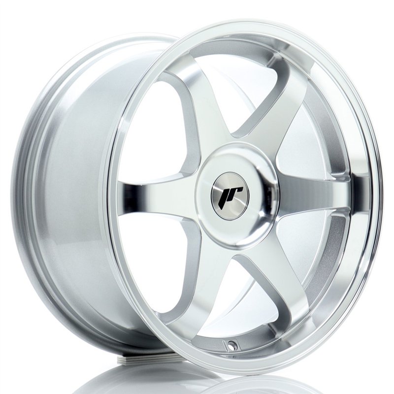 Japan Racing JR-3 Extreme Concave 18x9" (4 & 5 trous - sur mesure) ET15-40, Gris Argenté