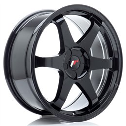Japan Racing JR-3 19x8.5" (5 trous - sur mesure) ET20-42, Noir Brillant
