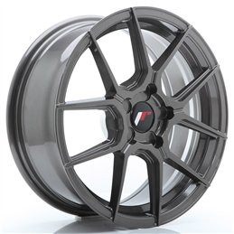 Japan Racing JR30 17x7 ET20-40 5H BLANK Hyper Gray
