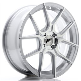 Japan Racing JR30 17x7 ET40 4x100 Gris Argenté / Poli