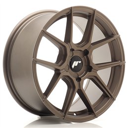 Japan Racing JR30 17x8 ET20-40 5H BLANK Bronze Mat