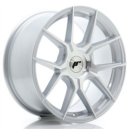 Japan Racing JR30 17x8 ET20-40 BLANK Gris Argenté / Poli