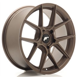 Japan Racing JR30 18x8 ET20-40 5H BLANK Bronze Mat
