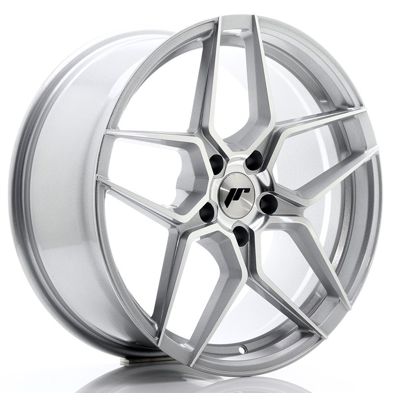 JR Wheels JR34 19x8.5 ET35 5x120 Argent Face Polie