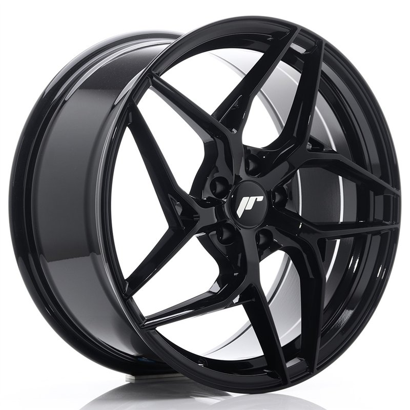 JR Wheels JR35 19x8.5 ET45 5x112 Noir Brillant