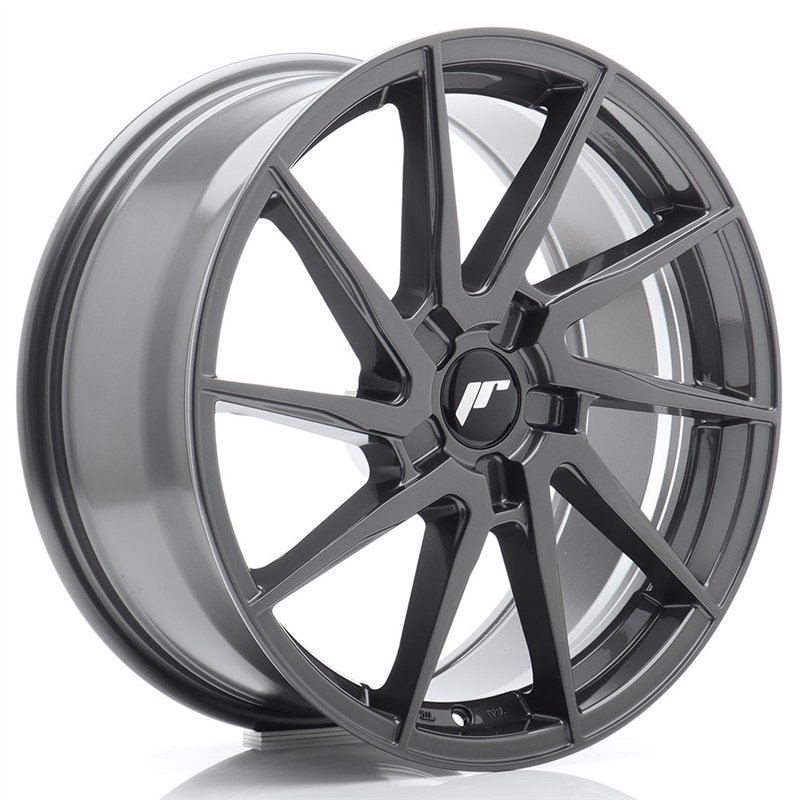 Japan Racing JR36 18x8 ET20-45 5H BLANK Hyper Gray