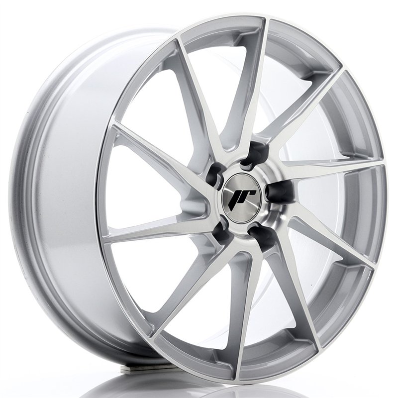 JR Wheels JR36 18x8 ET35 5x120 Argent Face Poli