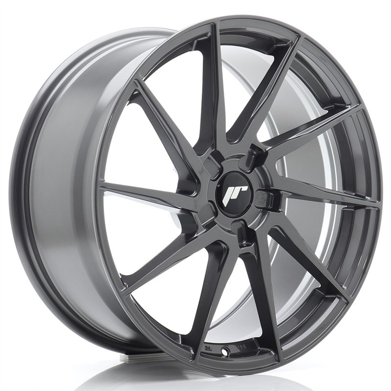 Japan Racing JR-36 19x8" (5 trous - sur mesure) ET20-40, Hyper Gray
