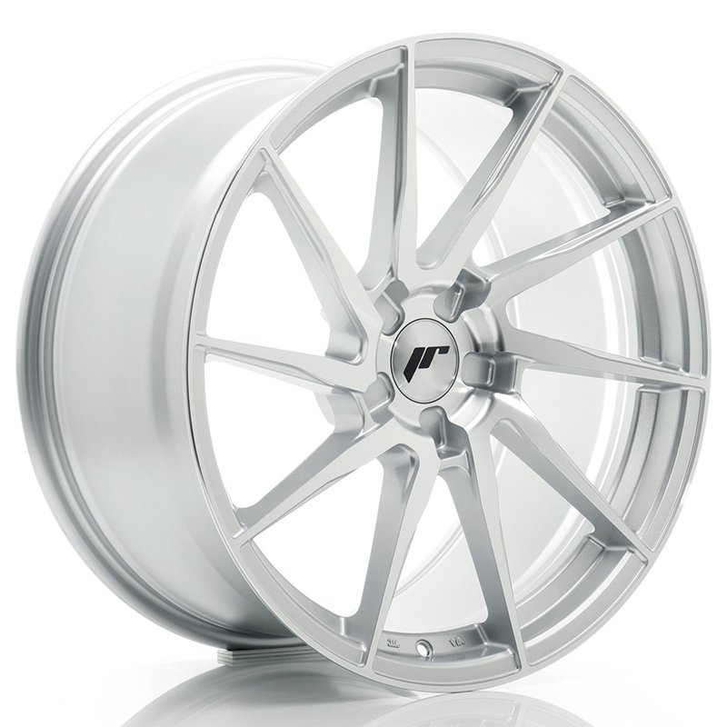 Japan Racing JR-36 Extreme Concave 19x9" (5 trous - sur mesure) ET20-40, Gris Argenté