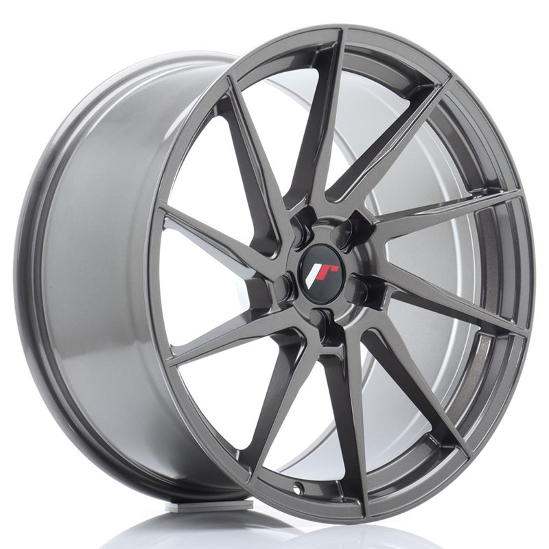 Japan Racing JR36 20x10 ET20-45 5H BLANK Hyper Gray