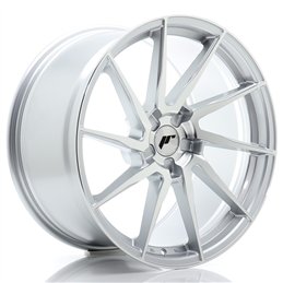 Japan Racing JR-36 Extreme Concave 20x10" (5 trous - sur mesure) ET20-45, Gris Argenté