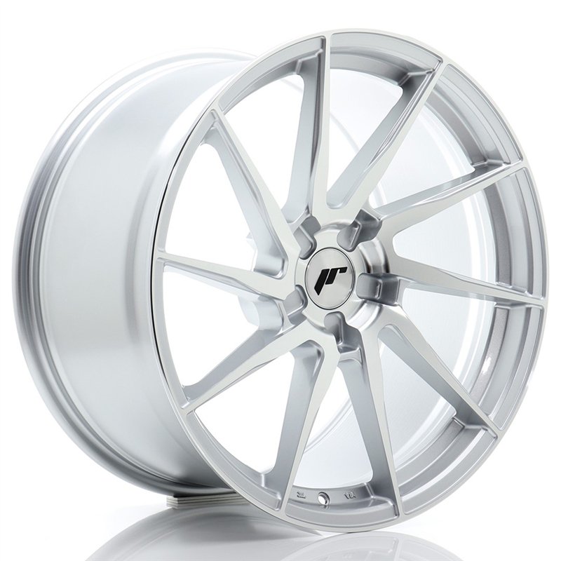 Japan Racing JR-36 Extreme Concave 20x10" (5 trous - sur mesure) ET20-45, Gris Argenté