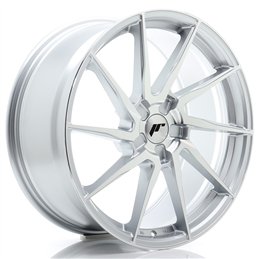 Japan Racing JR-36 20x8.5" (5 trous - sur mesure) ET20-45, Gris Argenté